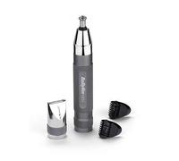 BaByliss Men Super-X Metal Series Nose, Ear and Eyebrow Trimmer silver, grey