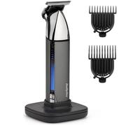 BABYLISS Super-X Metal Series T996U Wet & Dry Beard Trimmer - Black & Grey, Black,Silver/Grey,Blue