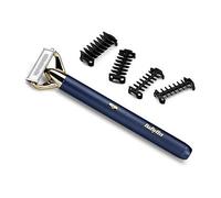 BaByliss Super-X Metal Series X-Blade Beard & Stubble Trimmer (Navy/Gold)