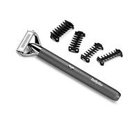 BaByliss Super-X Metal Series X-Blade Cordless Beard & Stubble Trimmer (Silver)