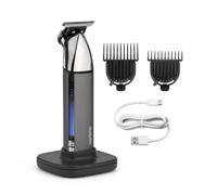 BABYLISS Super-X Metal Series T996U Wet & Dry Beard Trimmer - Black & Grey, Black,Silver/Grey,Blue