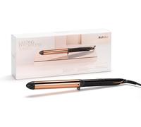 BaByliss Titanium Brilliance Waves wand, 6 Digital Heat Settings, True-Titanium
