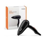 BaByliss Travel Hair Dryer 2000W Compact Foldable Design Blow Dryer - 5344U