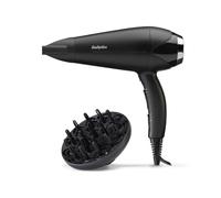 BaByliss Turbo Smooth Hair Dryer 2200W Powerful Blow Dryer - Black, 5572U