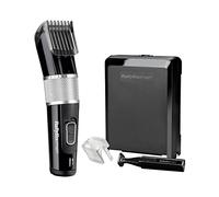 BabylissMen 7468U Carbon Steel Hair Clipper, 8 Hour Charge System, Battery Operated Trimmer, Carbon Steel Blades, Hard Case for Storage, Hair/Beard Comb Guides, Black