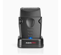 BaBylissPRO Compact Lo-Pro FX Single Foil Shaver - Cordless Professional Beard & Detail Shaver, USB-C Rechargeable, Hypoallergenic Titanium Foil, Black