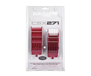 BaBylissPRO Forfex Replacement Comb Attachments - FXCSX271 - Red For Unisex 9 Pc Comb