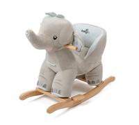 Babylo Elephant Rocking Animal 2 with sound, 18months+, Rocker, Grey Blue