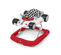 Babylo Racer Walker, Baby Walker, Adjustable Height, White/Red