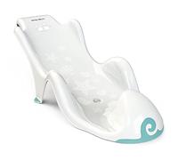 BABYLON Anatomical Baby Bath seat Aqua Grand. Baby Bath seat with Anti-Slip Suction Cups up to 9 Months. Bath Accessories for Girls and Boys, Baby Bath Insert White
