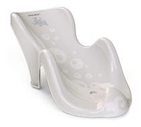 BABYLON Anatomical Baby Bath Seat Aqua Mini. Non-Slip Suction Cups, Up to 6 Months. Baby Bath Insert, Grey