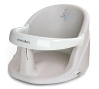 BABYLON Baby Bath Seat Nemo - Bath seat Baby 6 Months Plus, Bath seat Baby with 4 Anti-Slip Suction Cups, Back Support, Baby Shower seat and for Bathtub, Grey/White