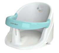 BABYLON Baby Bath Seat Nemo - Bath seat Baby 6 Months Plus, Bath seat Baby with 4 Anti-Slip Suction Cups, Back Support, Baby Shower seat and for Bathtub, White/Turquoise