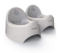 BABYLON Children's Potty Nautilus, Anti-Slip Children's Toilets, Children's Toilet, Chamber Pot for Children/Toilet seat Pot, Potty Girls, Anatomical Potty Boys, Baby Accessories Grey