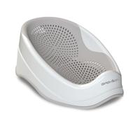 BABYLON Dolphin Baby Bath seat 0-6 Months - Hypoallergenic, Mold-Resistant, Non-Slip - Baby Bath Seat and Support - Newborn Bath - Portable Baby Bath Insert - Light Grey