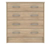 babylon wooden chest of 4 drawers in oak