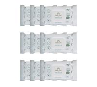 BABYLOU CARE | Water wipes 9x72 sachets | Soft & soothing baby wipes | Suitable from birth | Suitable for sensitive skin | 99.7% ingredients of natural origin | Made in France