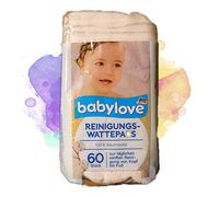 Babylove Cleaning Cotton Pads, 4 Pack (4 x 60 Pieces)