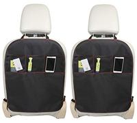 BabyMad Kick Mats x2 | Car Seat Upholstery Protector | Organiser Pockets | Universal size | Heavy Duty Kick and Stain Protection | PREMIUM PRODUCT