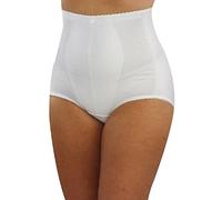 BabyMad Ltd Tummy Tuck & Bum Lift Shape Wear Girdle - Medium Control (XXLarge - Waist 33-34" Hips 44-46", White)