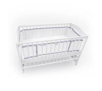 Babymam Cot Mesh Liner 2 parts Breathable Comfort Grey