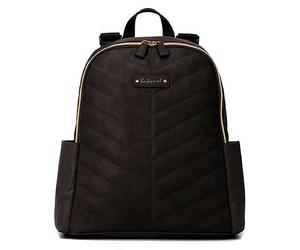 Babymel Gabby Vegan Leather Backpack - Black