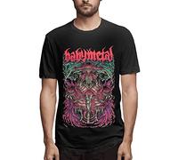 Babymetal Logo T Shirt Mens Fashion Exercise O-Neck Short Sleeve Shirts Tee Tops Black