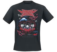 Babymetal Pixel Tokyo Men T-Shirt Black S, 100% Cotton, Regular