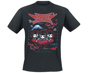 Babymetal Pixel Tokyo Men T-Shirt Black XL, 100% Cotton, Regular