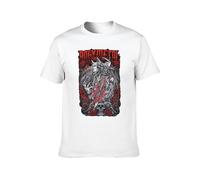 Babymetal Rosewolf Unisex Crew Neck Cotton Tee Men's Short-Sleeve T-Shirts White S