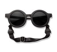 BABYMOCS Baby Sunglasses, 0-1.5 Years, Bioplastics & Polarised, Round Sunglasses, Baby Boys & Girls, BPA-Free, 100% UV Protection, with Strap and Flexible, Swedish Design Sunglasses for Toddlers