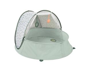 Babymoov Aquani Provence, 3-in-1 baby playpen, paddling pool and tent, anti-UV SPF 50+, folding mosquito net and awning, play mat & toys included,