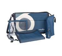 Babymoov Baby Changing Bag Nappy BAG with Travel Mat - Messenger Style - Petrol
