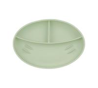 Babymoov Children's Plate Compartments - Non-slip - 3 Compartments - Cut-outs Integrated in the Plate - Developed with Occupational Therapist - For Right and Left Handers