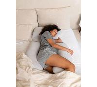 doomoo XXL Pregnancy Pillow, Organic Cotton with Detachable Maternity Nursing Support Cushion, OEKO-TEX® Certified, Made in Europe, Little Dots Grey