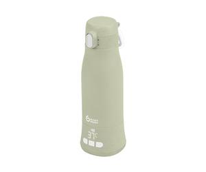 Babymoov Moov & Feed Baby Bottle Warmer, Portable, Wireless - Capacity 340ml - Water or Breast Milk - Adjustable temperature - Keeps liquids warm (up to 7 hours) - USB charging, Sage Green