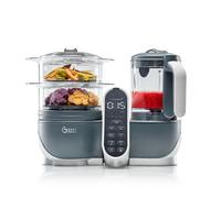 Babymoov Nutribaby Plus 6 in 1 Baby Food Maker, baby food blender and steamer, food processor for weaning, warmer, defroster, steriliser, nutritionist