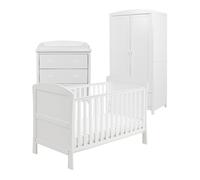 Babymore Aston 3 Piece Room Set - White