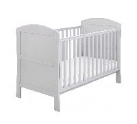 Babymore Aston Dropside Cot Bed - Grey
