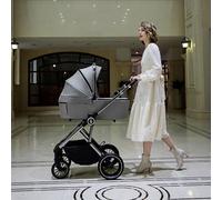 Babymore Chia Travel System Pecan i-Size Infant Car Seat with ISOFIX Base & Essentials, 0-4 Years | Up to 22 Kg