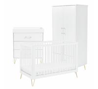 Babymore Kimi 3 Piece Nursery Room Set - Acrylic