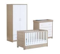 Babymore Luno 3 Pieces Room Set - Oak White