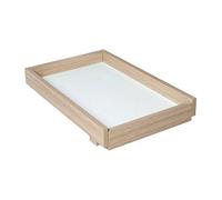 Babymore Luno Veni Cot Top Changer - Oak