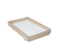 Babymore Luno Veni Cot Top Changer Oak Effect, Brown