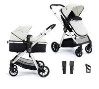 Babymore Mimi 2 in 1 Pram Pushchair - Silver