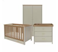 Babymore Mira 3 Piece Room Set - Cashmere Warm Oak