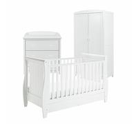 Babymore Stella 3 Piece Room Set - White