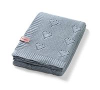 BabyOno bamboo knitted blanket 1478/02 grey