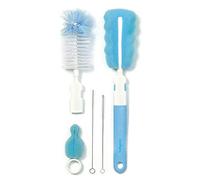BabyOno Brushes for Bottles and teats with Removable Handle - Blue