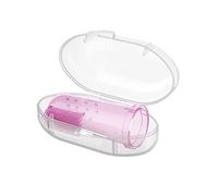 BabyOno | Newborn Silicone Finger Toothbrush & Gum Massager with Case